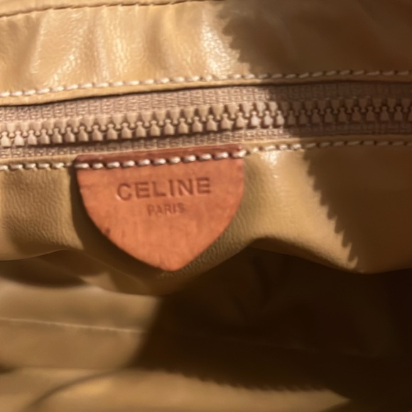 CELINE Macadam Monogram PVC Crossbody Leather Brown - Picture 9 of 13